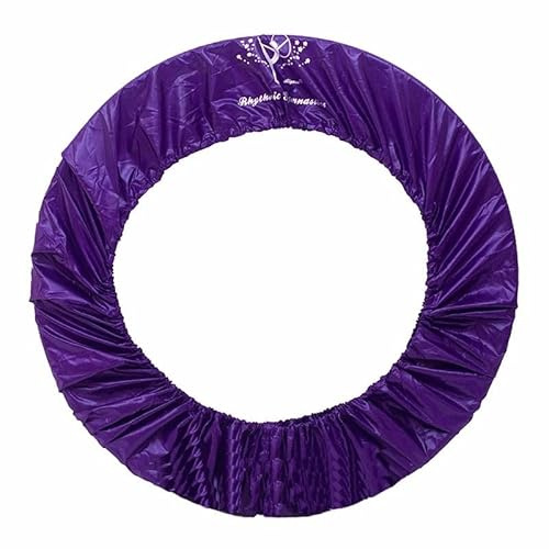 YMYGCC Anneaux de Gymnastique Cerceau de Gymnastique Artistique étui de Protection Couverture Cerceau de Gymnastique Rythmique Anneau appratus Accessoire Cerceau Housse (Color : Light Purple)