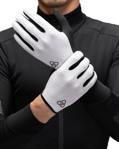 DUEECO Summer Biking Gloves Men Women Cycling Anti-Slip Shock-Absorbing Pad for Hiking Driving Running Bike Road Cycling