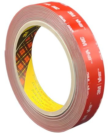 Dpm tapes - 3M VHB GPH-110GF Cinta de Doble Cara Extrafuerte de Espuma Acrílica, 15 mm x 11 m x 1,1 mm, para perfiles LED, paneles y metacrilato