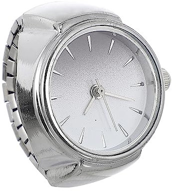 AOKWAWALIY Elastische Fingerring-Uhr Kreative Quarz-fingeruhr Für Damen Und Herren Für Festivals Partys Und Alltag