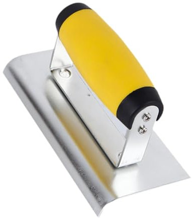 Milageto Llana para yeso Llana de acabado plana Llana para pisos de baldosas Herramienta para 2 en 1 Llana para mampostería para paneles de yeso