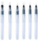 Refillable Watercolour Brush Pens Set: 6 Pcs Water Paint Brush with Refillable Reservoir - Water Brushes with Fine, Medium, and Large Tips for Watercolour Painting, Sketching