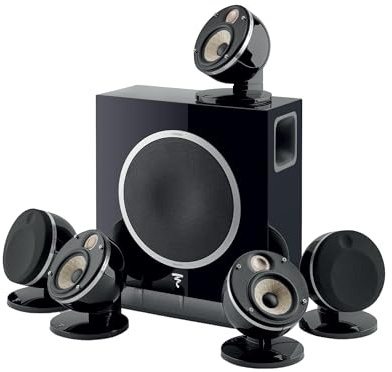 Focal Dôme Flax Pack 5.1.2 - Sistema Home Cinema, colore: Nero