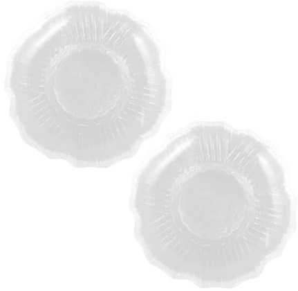 Alipis Platillo De Té De Cristal Transparente, 2 Piezas, Posavasos De Taza De Vidrio, Resistente Al Desgaste, Para Hogar y Restaurante, Multiusos Como Plato De Postre y Mantel Individual