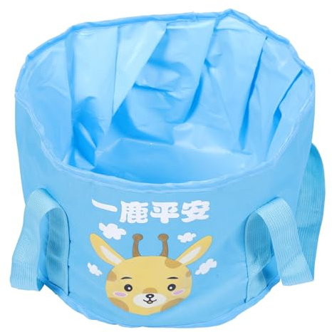 Hohopeti Bassine de Bain de Pliable Portable Bassin Eau Pliant Résistant à Usure Pratique pour Voyage Camping et Spa à Domicile
