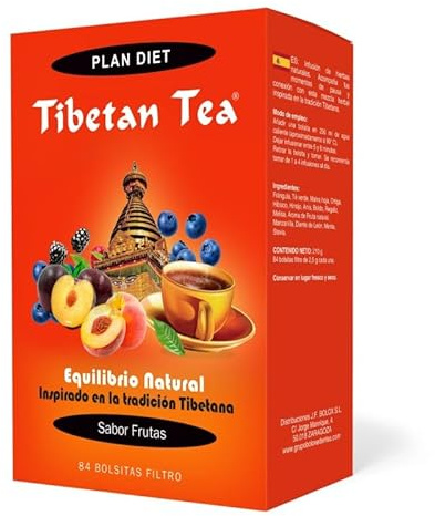 Te Tibetano Sabor Frutas- 84 Bolsas