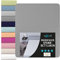 Dreamzie - Drap Housse 140x190/200 - Microfibre (100% Polyester) - Oeko Tex - Housse de Matelas 140x200/190 - Gris Anthracite