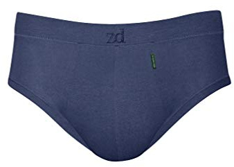 Zero Defects Mini Slip en coton égyptien ZD (XL, Atlantique)