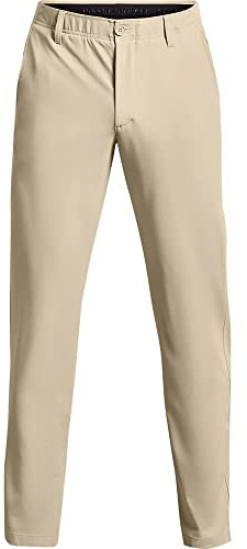Under Armour Drive Tapered Pants Pantalons, Base Kaki (289)/Gris Halo, 38 W/32 L Homme