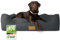 FREUDENTIER Hundebett orthopädisch Kunstleder - Waschbar - Ergonomisches Hundesofa mit herausnehmbarem Liegekissen - Hundekorb Oeko® TEX Zertifiziert - Für kleine, mittelgroße & große Hunde (L)