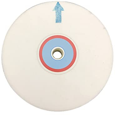 YTGZS Chleifbockscheibe Schleifscheibe Material für Harte Materialien weißer Korund Außendurchmesser 150mm Lochdurchmesser 12.7mm Dicke 16mm,120 grit