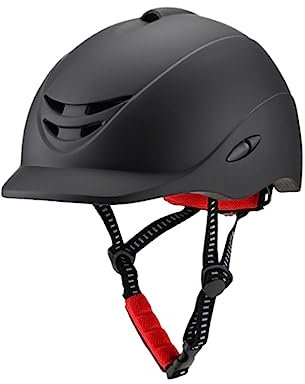 Amagogo Reithelm, Pferdeausrüstung, verstellbar, leicht, für Herren und Damen, Reitkappen, Reitkappe für Outdoor-REIT-Performance, m