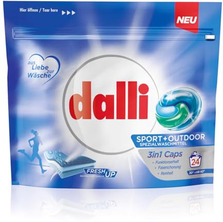 Dalli Vollwaschmittel Pods 3in1 Caps, 24 WL