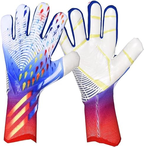 KRUZZO KODAA - Guanti da calcio per bambini, guanti da portiere, guanti da calcio per ragazzi, ragazze e ragazzi, guanti da calcio per allenamento e partite, antiscivolo, protezione per il polso