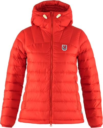 FJALLRAVEN Women's Expedition Pack Down Hoodie W Jacket, True Red, XL EU