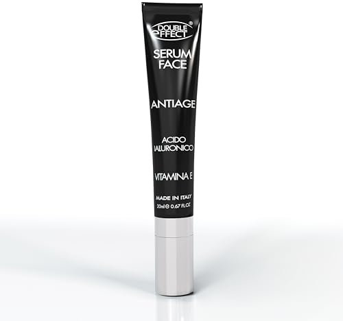 SIERO ANTI-AGE DOUBLE EFFECT 20ML - IL SIERO ANTI-AGE ACIDO IALURONICO E VITAMINA B3 CONTRASTA LE PICCOLE RUGHE E DONA UN EFFETTO RIMPOLPANTE