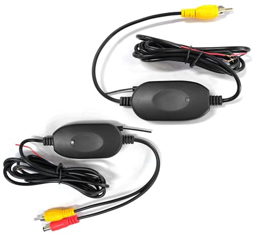 Inefala Kit d’émetteur et de récepteur vidéo sans Fil 2.4G pour caméra de recul Caméra de recul de Voiture d’Assistance au stationnement