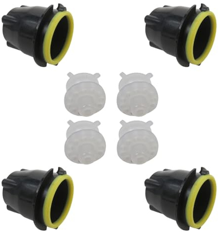 4-Pack LEV 3.0 Soda Valve Nozzle Part 28545 + 28368 LEV Soda Coke Valve Diffuser Internal Mixer Soda Maker Parts Accessories