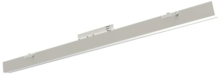 damastoreitalia Barra LED Lineare per Binario Monofase 36W CCT Switch e Dimmer Integrato 4680 Lumen Fascio 110° Alluminio Bianco IP20 220V (Bianco)