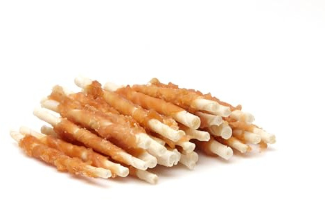 Frigera Snack Perro Palitos de Piel de Buey Enrollados con Pollo Deshidratado - 500 gr