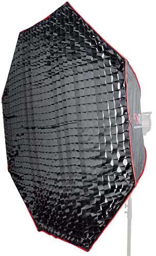 PIXAPRO 150cm 5ft Speedlite Smart Bracket Easy Set Up Softbox Umbrella Octagonal Soft Box Diffuser Grid Softbox Studio Photo Key Lighting Octobox Product Photography AD200 AD300 Fit (150cm)