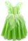 Tinkerbell Kostüm Mädchen Kinder Ärmelloses Prinzessin Tüll Kleid+Schmetterlings Feenflügel Ballkleid Geburtstagsfeier Halloween Weihnachten Karneval Cosplay Ankleiden Feenkostüm Grün 8-9 Jahre