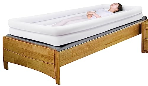Donened Aufblasbare Badewanne, Bad Im Bett Hilfsmittel mit Wasserbeutel & Luftpumpe für Senioren Schwangere Behinderte usw