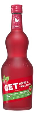 GET Menthe & Fruits rouges, liqueur fruitée, 70 cl, 17,9%