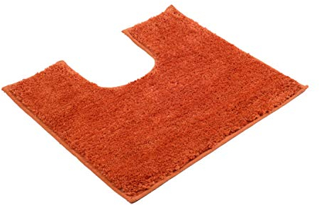 Gözze Mikrofaser Badteppich, 50 x 45 cm, mit Ausschnitt, RIO, Terra, 1025-32-050046