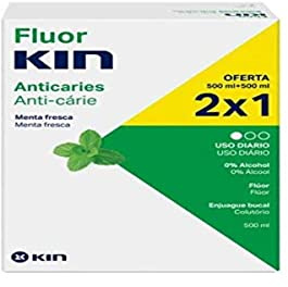 Fluor-kin Colutorio Menta Fresca - 500ml - 2x1., 1