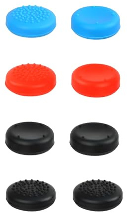 8 piezas de silicona Precision Joystick Switch Thumb Grips Pulgar Grip Tapas para Nintendo Switch y Lite Controller Mangos Joy-Con Controller para un mejor agarre
