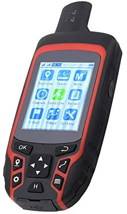 DEWIN Unidad GPS de Mano para Exteriores, A6 Navegador GPS de Mano USB Recargable Senderismo GPS Localizador Rastreador