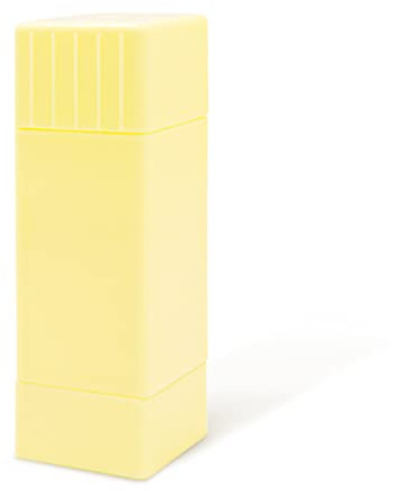 Rotationstyp smörspridare för majskolv smörspridare, smördispenser smörpinne hållare, sprider smör jämnt på pannkakor, våfflor, rostat bröd (gul)