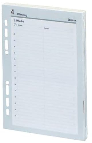 BSB Timeplaner Kalendarium 1Tag=1Seite A5 Multilochung 02-0049