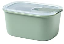 Mepal – Frischhaltedose EasyClip – Schüssel mit Deckel & Klickverschluss – Geeignet für Mikrowelle, Dampfgarer, Kühl- und Gefrierschrank – Luftdicht & auslaufsicher – 450 ml – Nordic sage