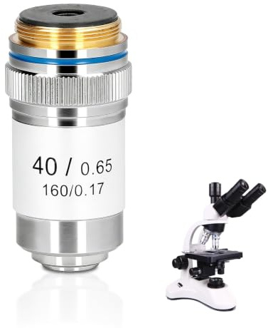 Lentille De Microscope 40X Objectif De Microscope Achromatique Lentille D'objectif De Microscope à Fort Grossissement Ouverture De 0.65mm