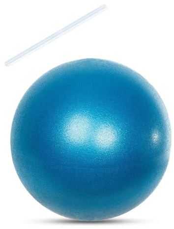 BPTRKOM 1 pezzi Palla Antiscivolo- Palla Fitness, Yoga Ball, Fitness Ball, per Allenamento Addominali e Spalle da 25 cm, Equilibrio, Sport, Pilates(blu)