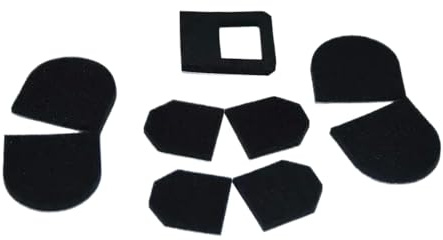 IJOSADON 10 Juegos de Sellos de contenedor de tóner Residual WX103 compatibles con C224 C284 C308 C364 C368 C454 C554 C458 C558 C658 C220 C221 C258 C280