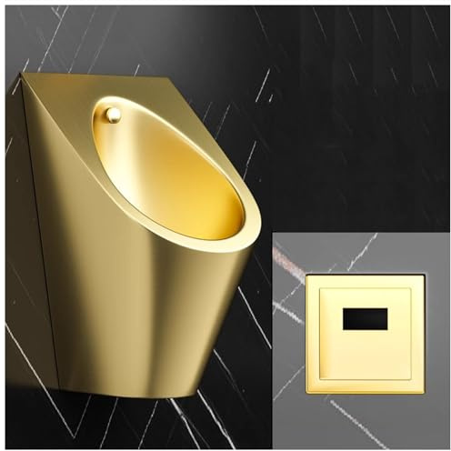 Urinal aus Edelstahl mit sensoraktiviertem Design für hocheffizienten Einsatz im Haushalt und Gewerbe