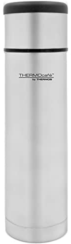 ThermoCafe Flat Top Stainless Steel Flask 500ml