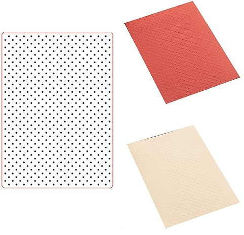 arriettycraft Dots Background Plastic Embossing Folders for Card Making or Journaling DIY Template Photo Album Paper Handmade Scrapbooking Craft Decoration Mold
