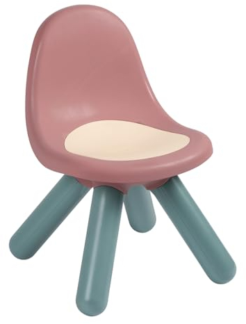 Little Smoby - Chaise Enfant Rose - Mobilier Intérieur et Extérieur - Traitée Anti-UV - A Partir de 18 Mois - Fabrication Française