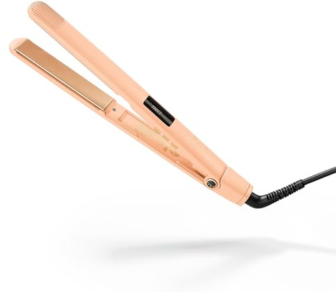 mdlondon Strait Ceramic Hair Straighteners (Blush), Professional Hair Straighteners for Short or Long Hair, Flat Iron for Women & Men - Genuine mdlondon Hair Straightners