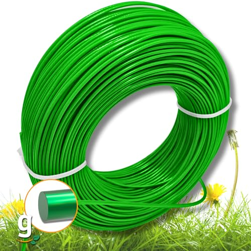 Gardazon Trimmerfaden (rundes Profil) - Freischneider Faden Universell - Mähfaden für Motorsense - Ersatzfaden für Rasentrimmer - Nylonfaden (3.0 mm)