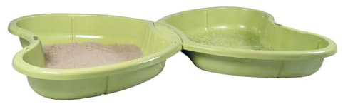 Smoby Life - Sabbiera a forma di farfalla - 2 contenitori - Acqua e sabbia - Giocattolo per esterni - Materiale riciclato - Dai 2 anni in su - Prodotto in Francia