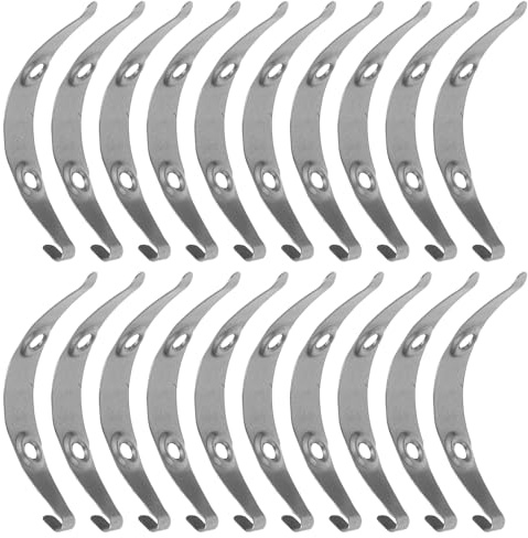 BCOATH 30 Set Molla per Navetta in Metallo Argento, Accessorio per Macchina da Cucire Vintage a, Facile Installazione con Viti, per Domestico e Hobbisti