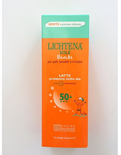 SOLARE LICHTENA BIMBI - Latte Bambini SPF 50+ da 125ml - PROTEZIONE MOLTO ALTA