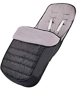 Cosytoes Footmuff, Fairy Baby Waterproof and Windproof,CosyToes Fleece Lined Universal Fitting for Pushchairs Strollers Prams Buggy (Black)