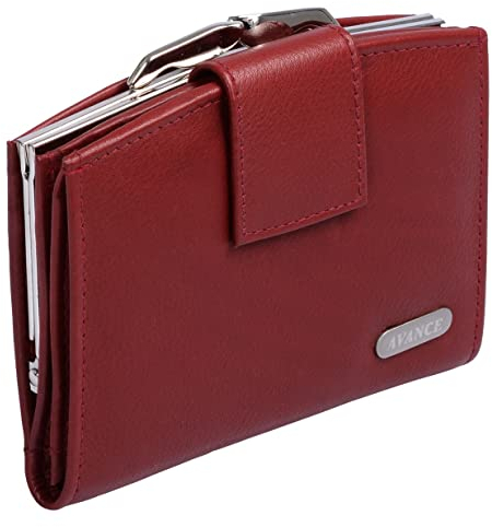 AVANCO Leder Damenbörse Damen Börse 22- (74A) Portemonnaie Geldbeutel Portmonee Portmonai Geldbörse Neu