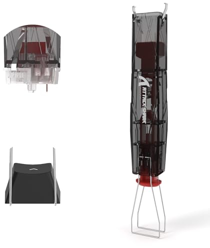 ATTACK SHARK KS01 Estrattore di Keycap 2-in-1 e Switch Puller per Tastiere da Meccaniche, Regolabile in Acciaio Inossidabile 304 per Keycap, Estrattore di Interruttori Senza Sforzo- Nero Traslucente